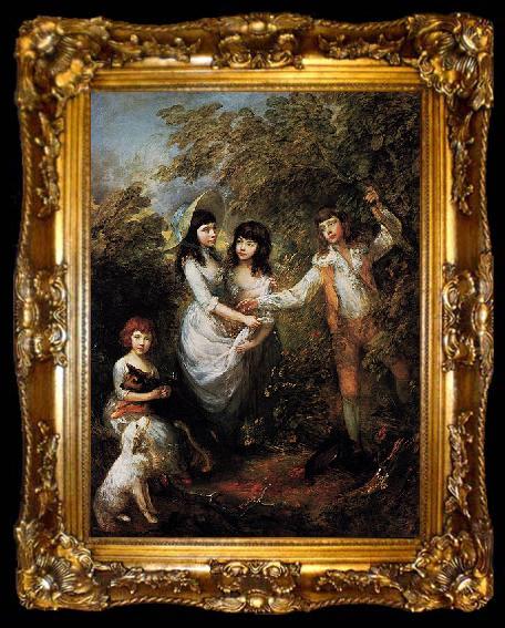 framed  Thomas Gainsborough The Marsham Children, ta009-2